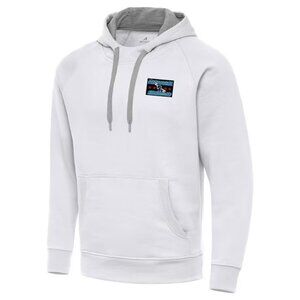 Antigua White CM Punk Victory Pullover Hoodie NWT Med